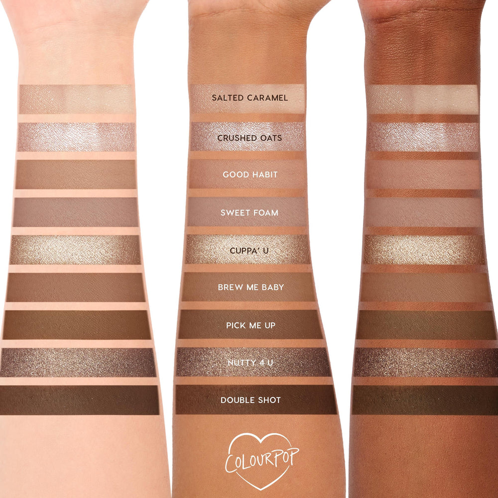 ColourPop Deja Brew look diario con tonos fríos y suaves
