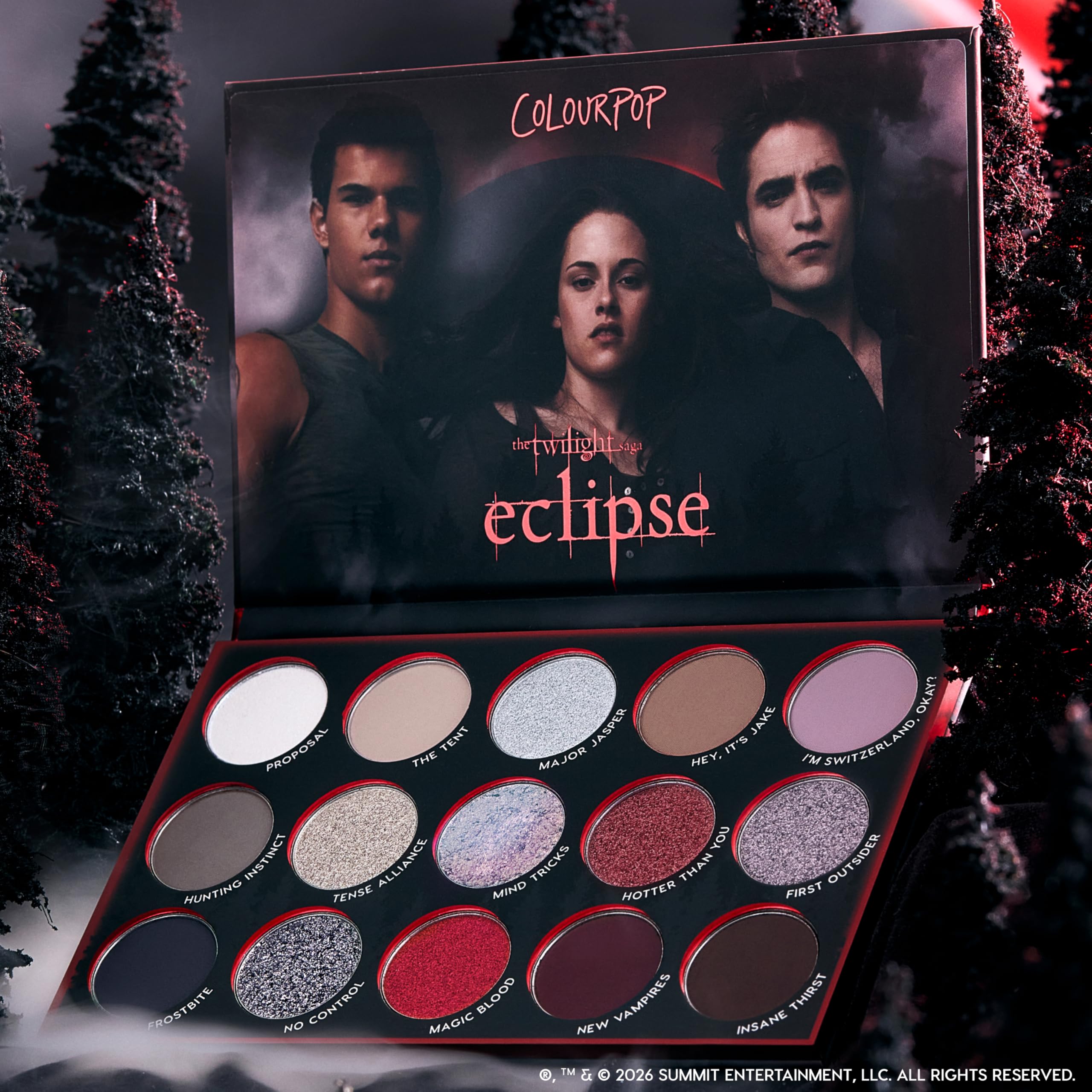 ColourPop Eclipse looks span day to night with Twilight-inspired hues.