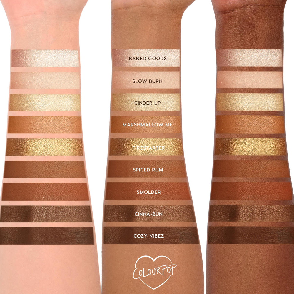 ColourPop Feelin' Toasty sombra dorada para toques cálidos y favorecedores.