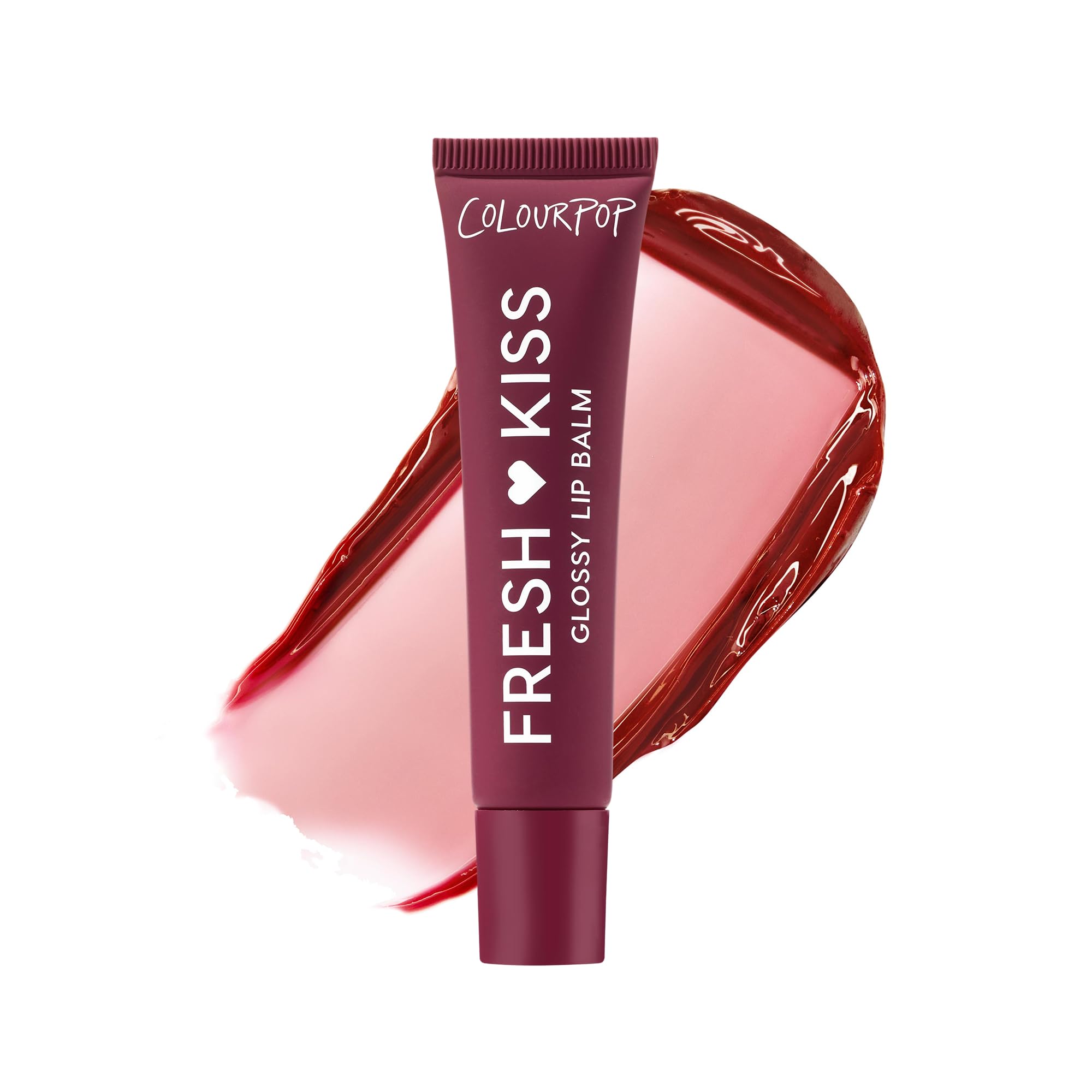 ColourPop Fresh Kiss Glossy Lip Balm packaging for travel-friendly lip care.