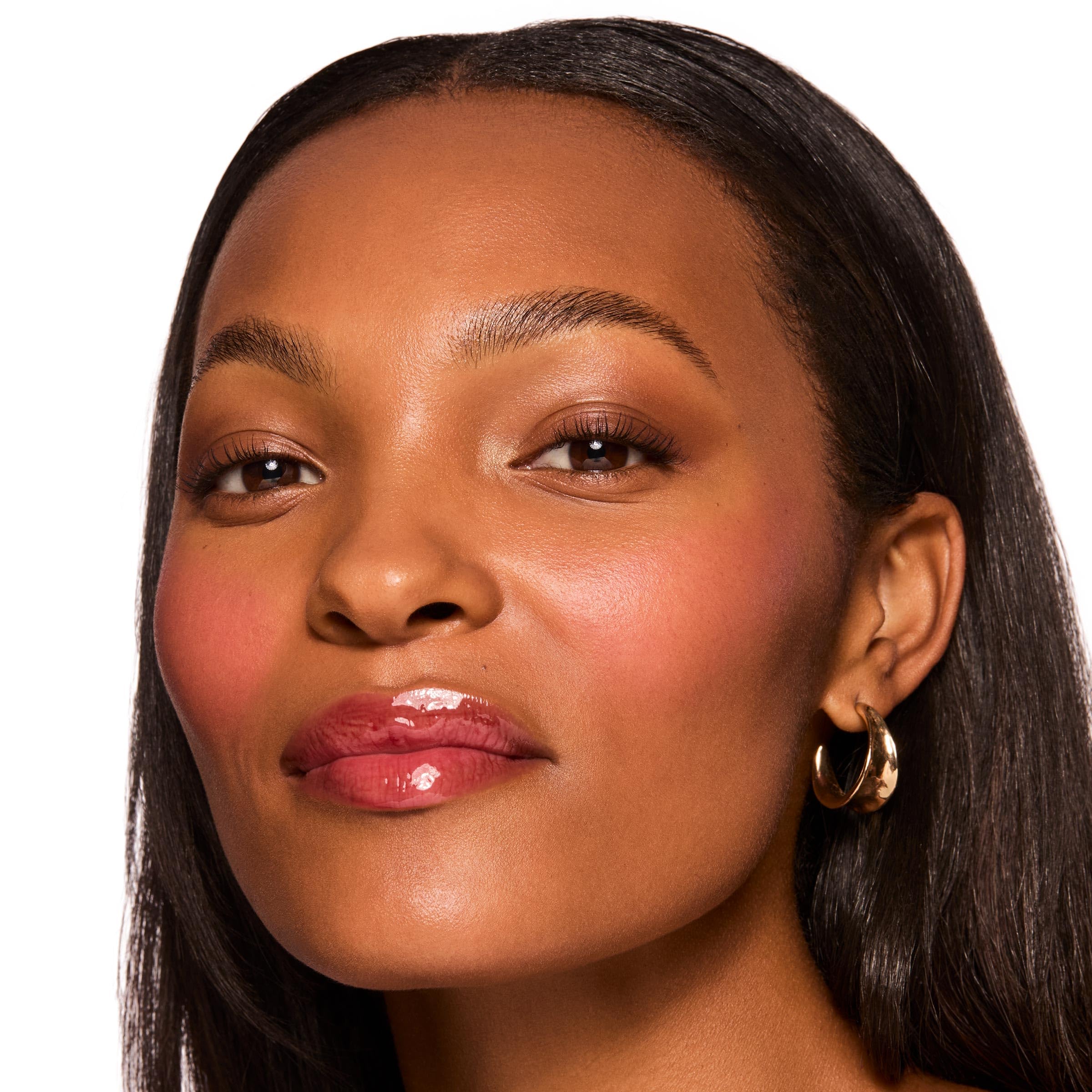ColourPop Fresh Kiss Hyaluronic Acid hydration preview for plump-looking lips.