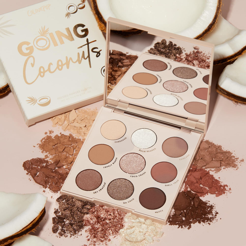 ColourPop Going Coconuts: pigmento alto para color intenso que perdura.