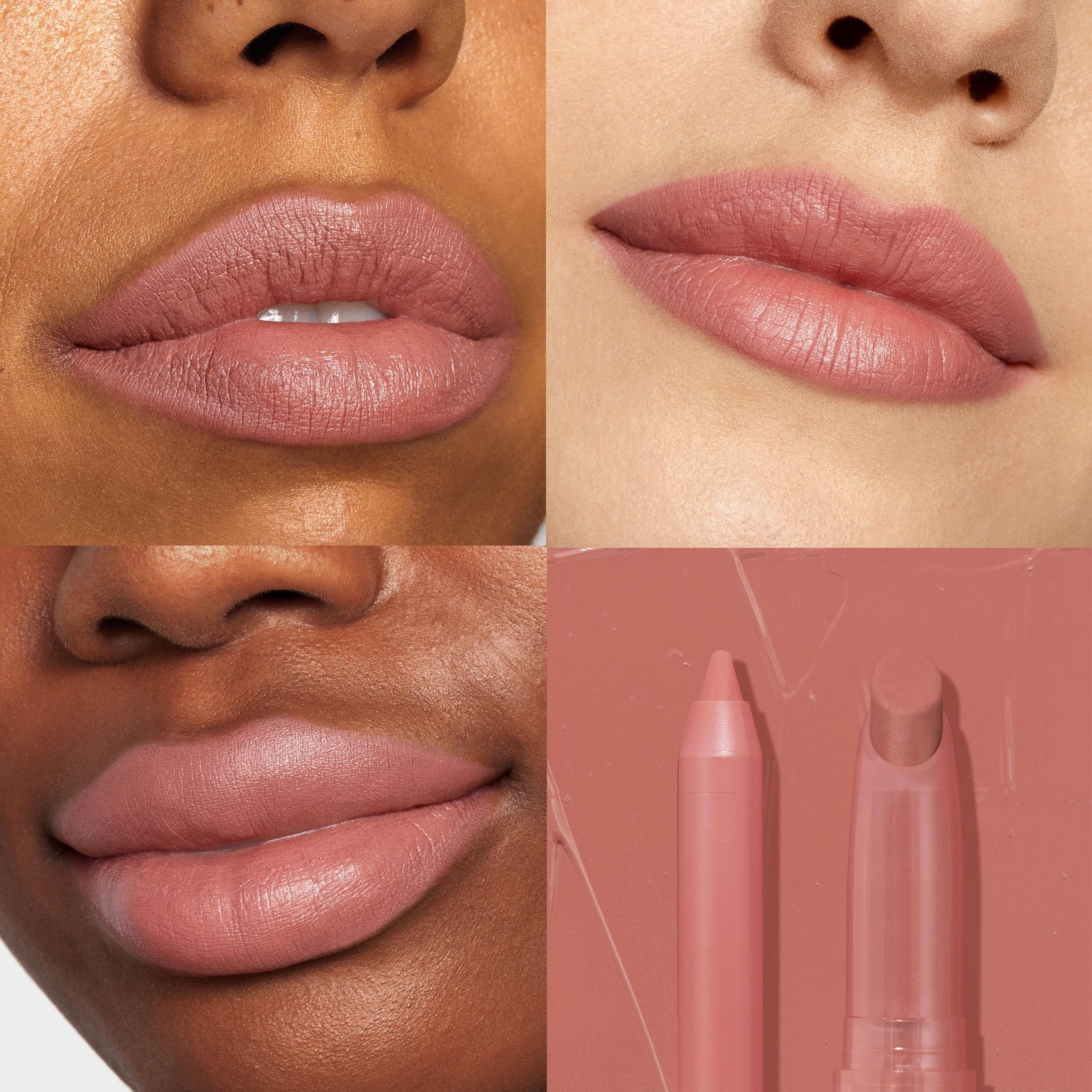 ColourPop Lippie Oh Snap in application defines lips precisely.