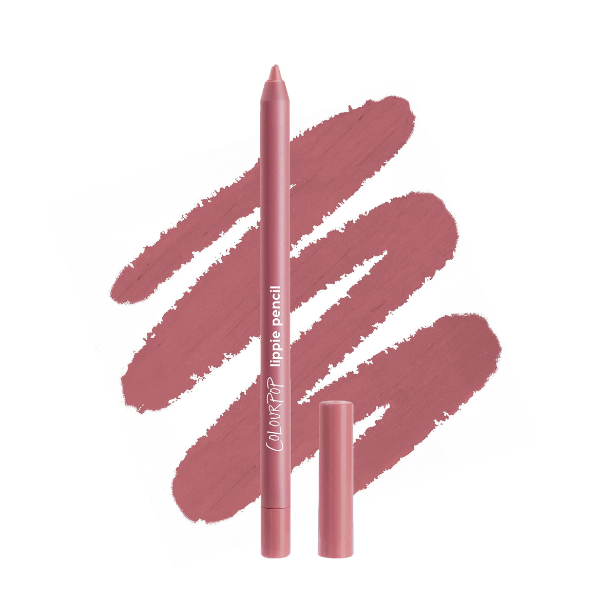 ColourPop Lippie Pencil Good N Plenty cap-close for precise lip definition.