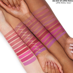 ColourPop Lippie Pencil being sharpened to maintain a precise point.