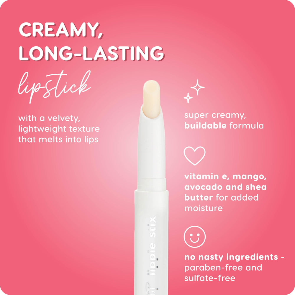 ColourPop Lippie Primer on lips, demonstration of smooth, moisturized base before lipstick.