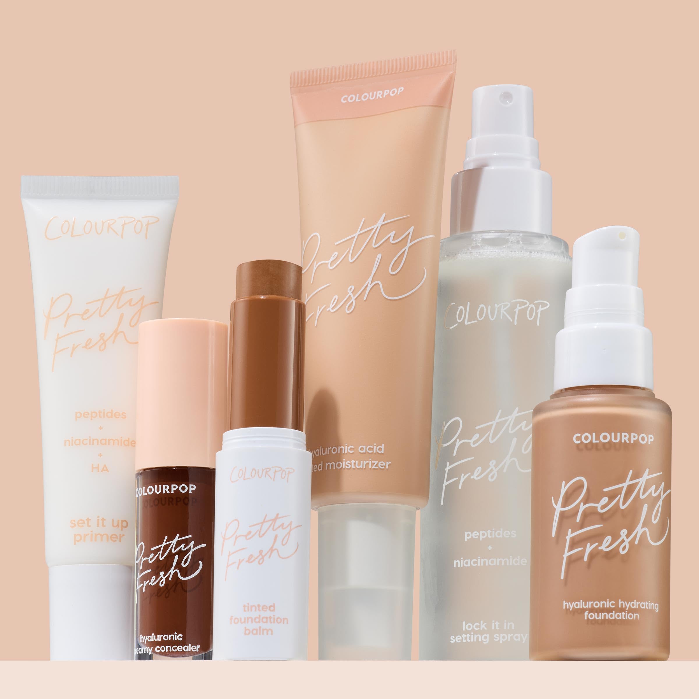 ColourPop Pretty Fresh envase elegante para transporte diario.