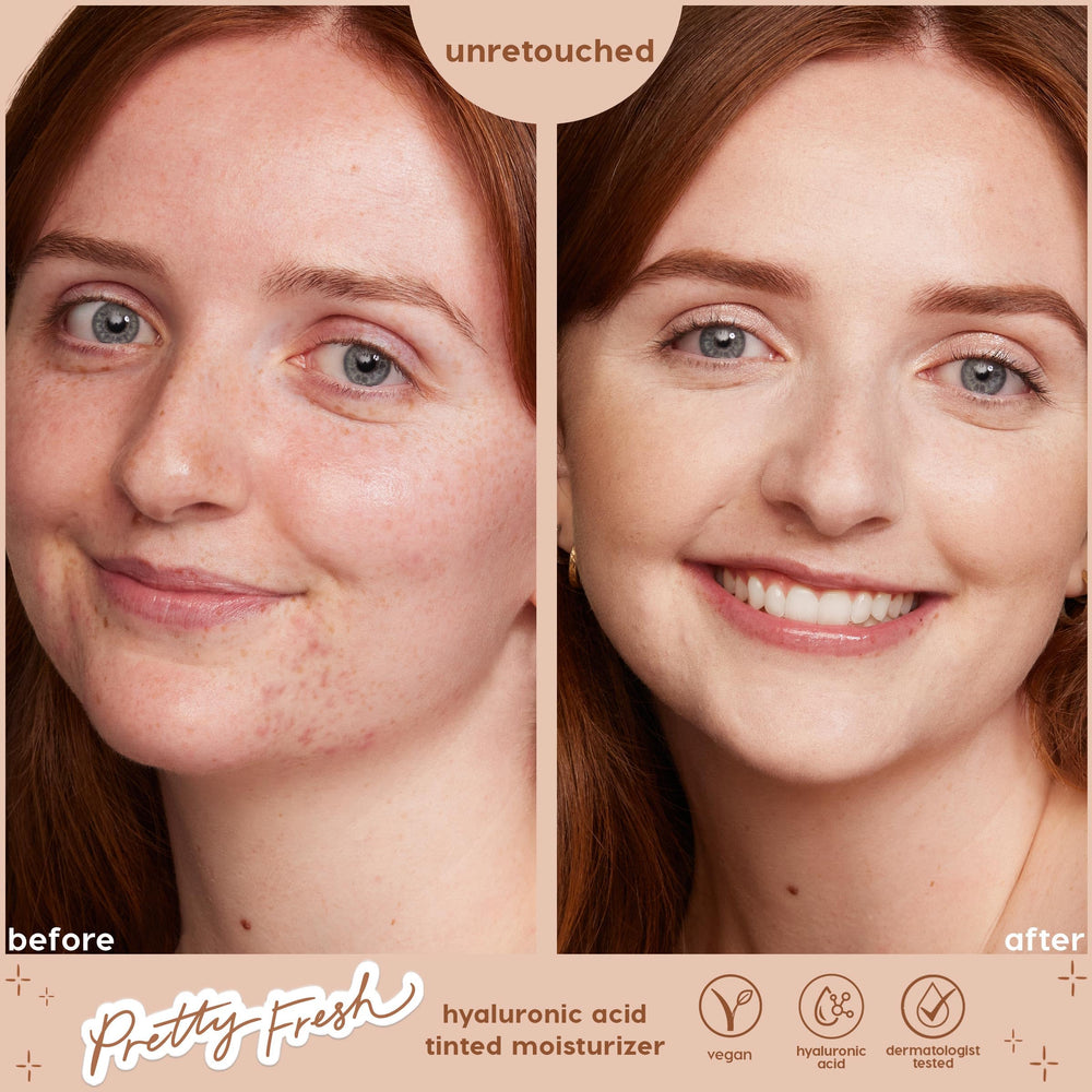 ColourPop Pretty Fresh Tinted Moisturizer: aplicación con esponja para acabado suave y uniforme