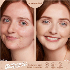 ColourPop Pretty Fresh Tinted Moisturizer: aplicación con esponja para acabado suave y uniforme