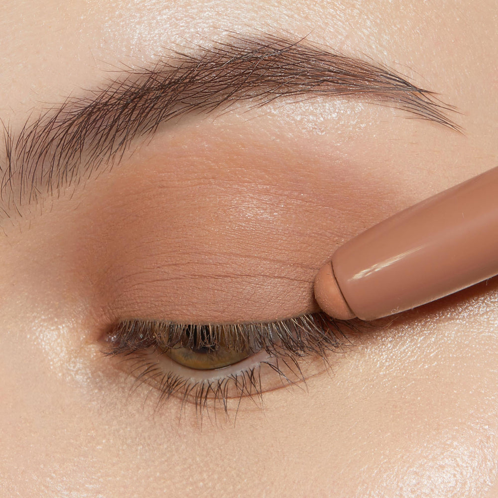ColourPop Shadow Stix Cocktail Party base-use demonstrates color lock with precision.