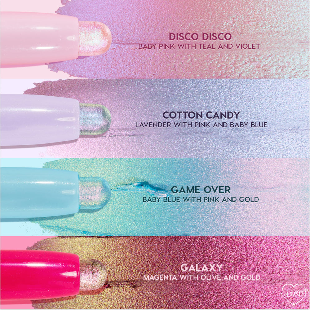 ColourPop Shadow Stix, duración prolongada para uso diario.