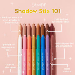 ColourPop Shadow Stix: larga duración para looks que resisten todo el día.