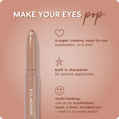 ColourPop Shadow Stix works as base, shadow, or liner for versatile looks.