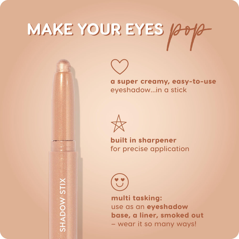 ColourPop Shadow Stix shadow-base-liner versatility on eyelid for multiple looks