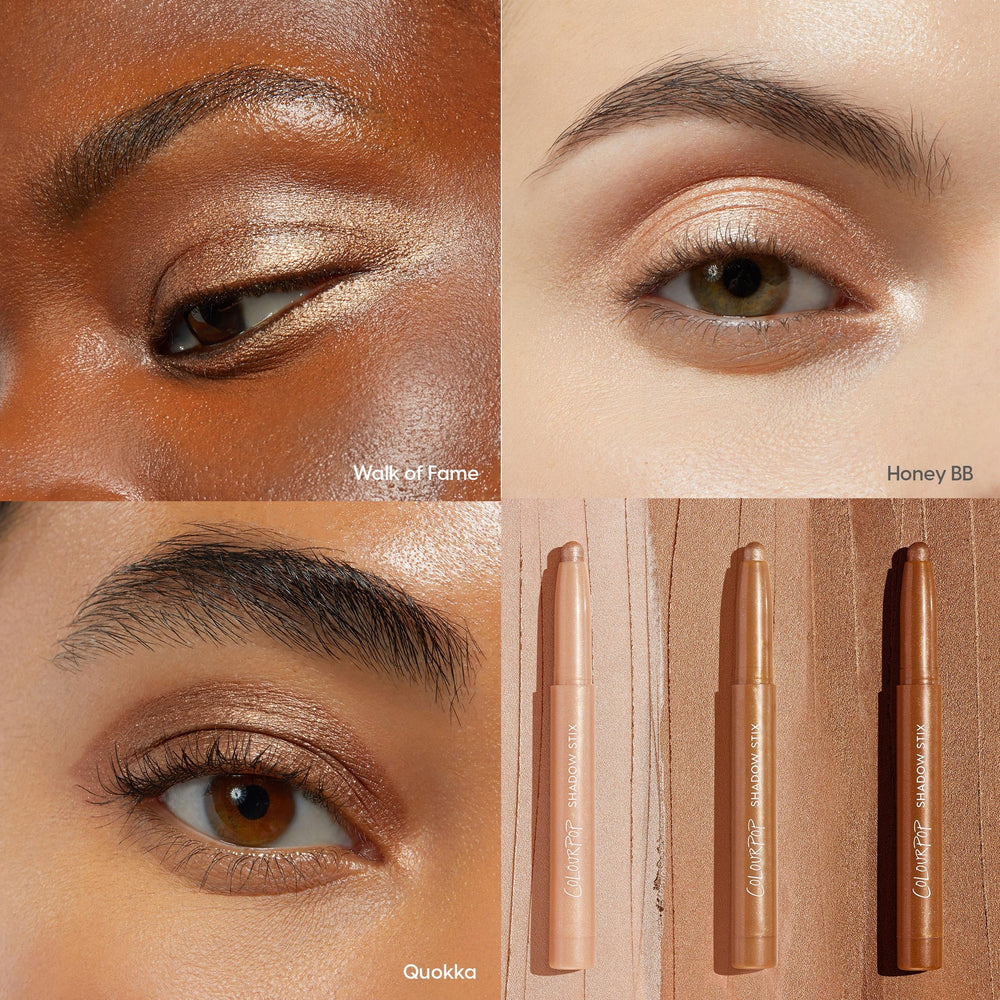 ColourPop Shadow Stix travel-friendly packaging for on-the-go makeup.