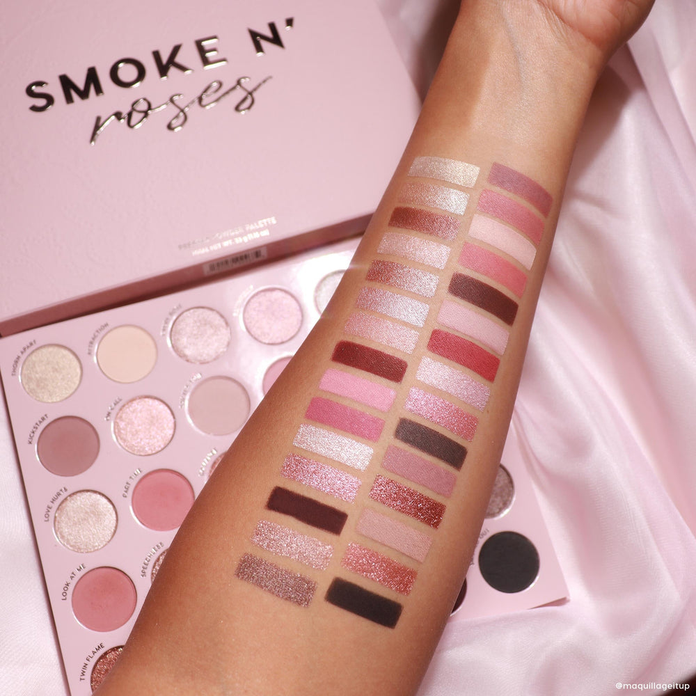 ColourPop Smoke N Roses packaging box reveals sleek branding and easy palette storage.