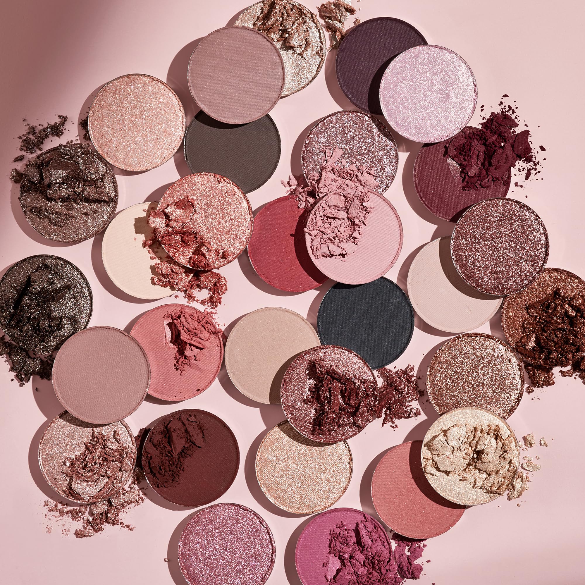 ColourPop Smoke N Roses swatches display rich pigmentation for bold eye makeup.