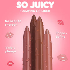 ColourPop So Juicy textura cremosa que desliza suavemente y reduce el borroso en el contorno.