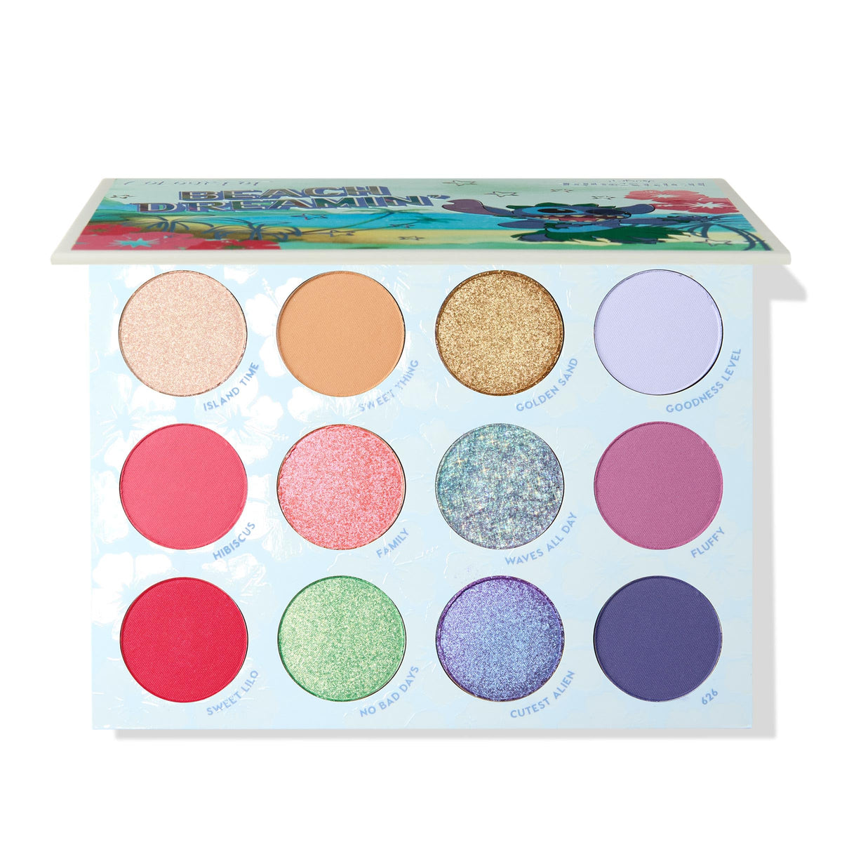 ColourPop Stitch Beach Dreamin’, sombras mate para looks diarios con color suave.