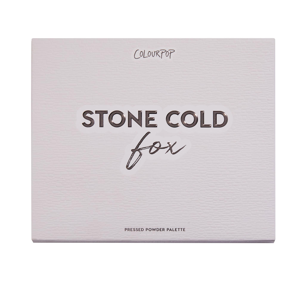 ColourPop Stone Cold Fox cool-toned palette ideal for versatile looks.