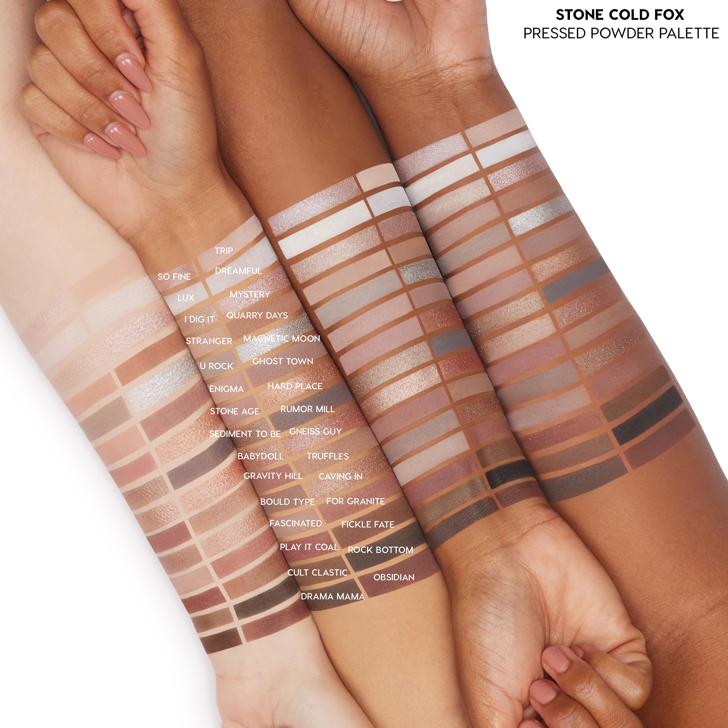 ColourPop Stone Cold Fox creates bold liners and lids with a small angled brush.