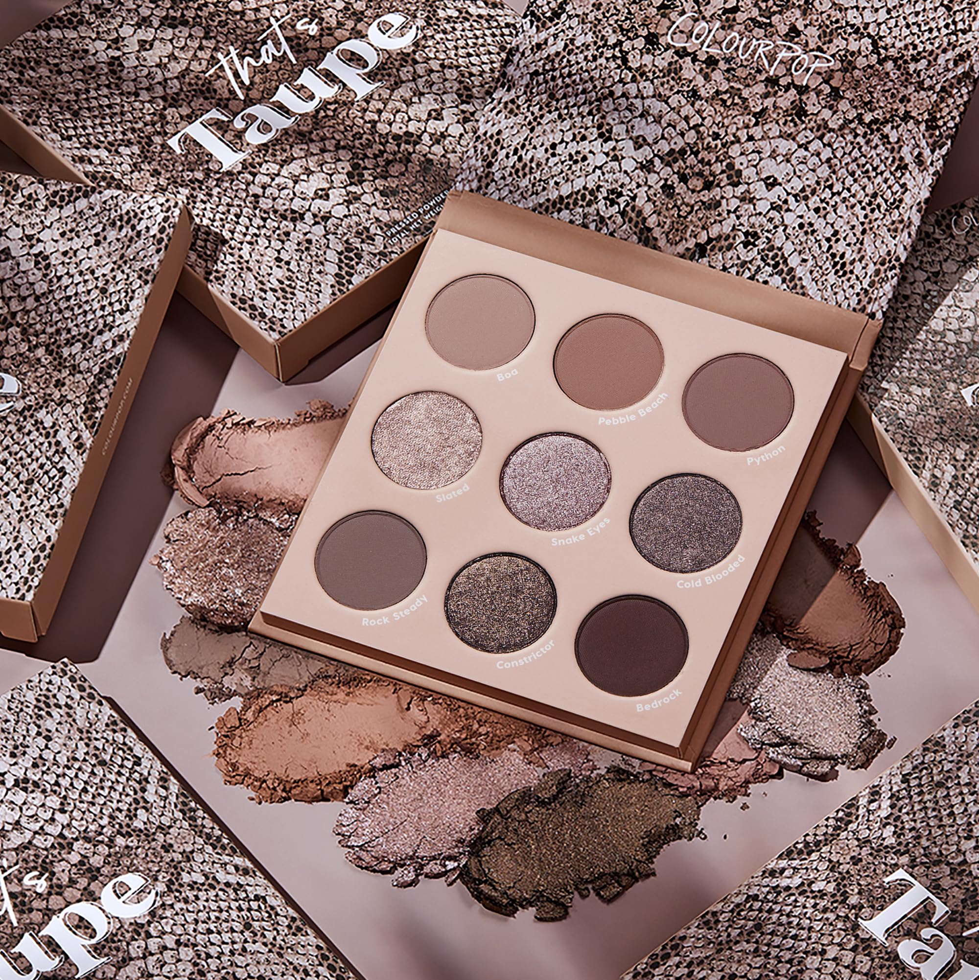 ColourPop Taupe: acabado duradero para looks de día y noche.