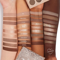 ColourPop Taupe: paleta de sombras con pigmento suave para difuminar.