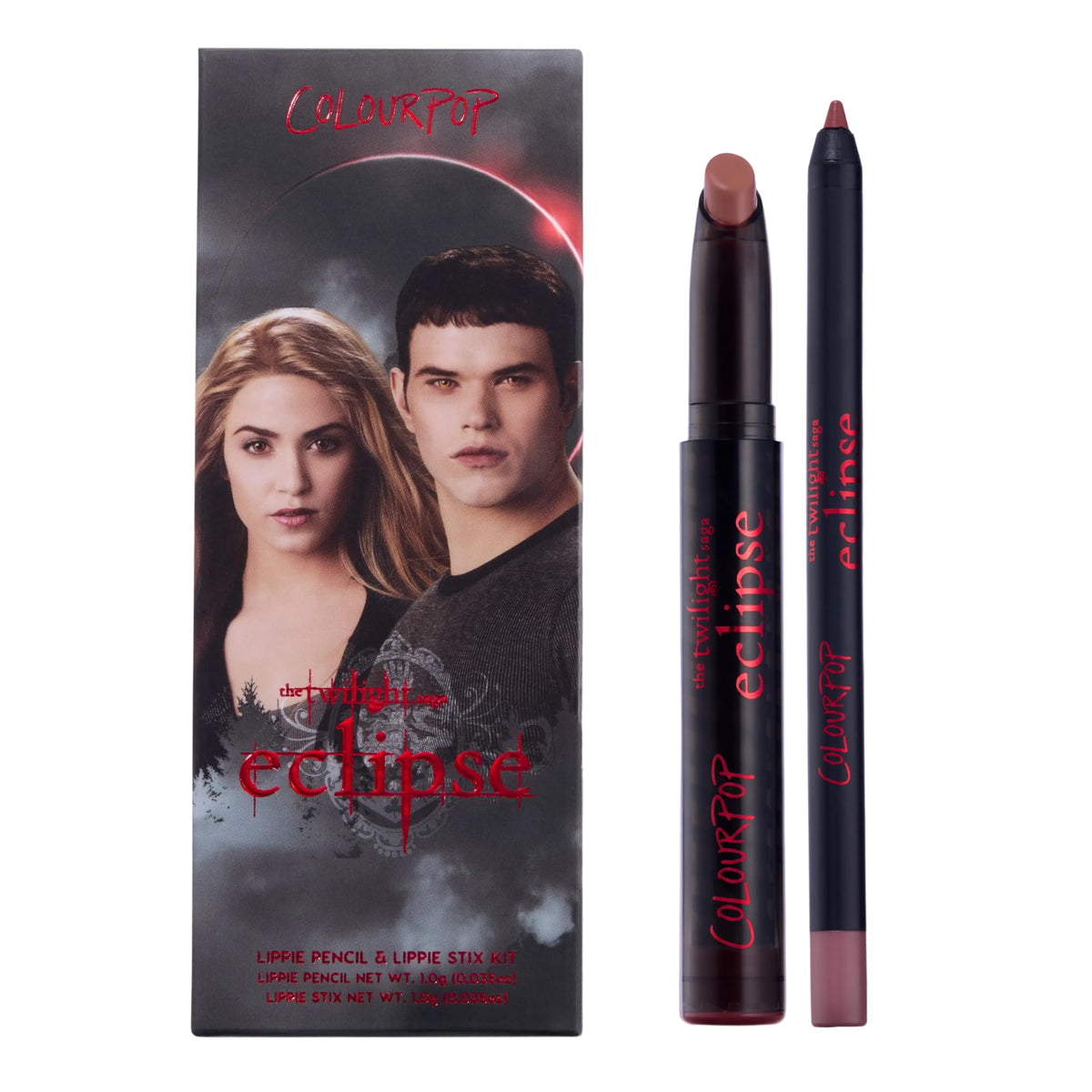 ColourPop Twilight Eclipse Lip Kit con empaque elegante para colección