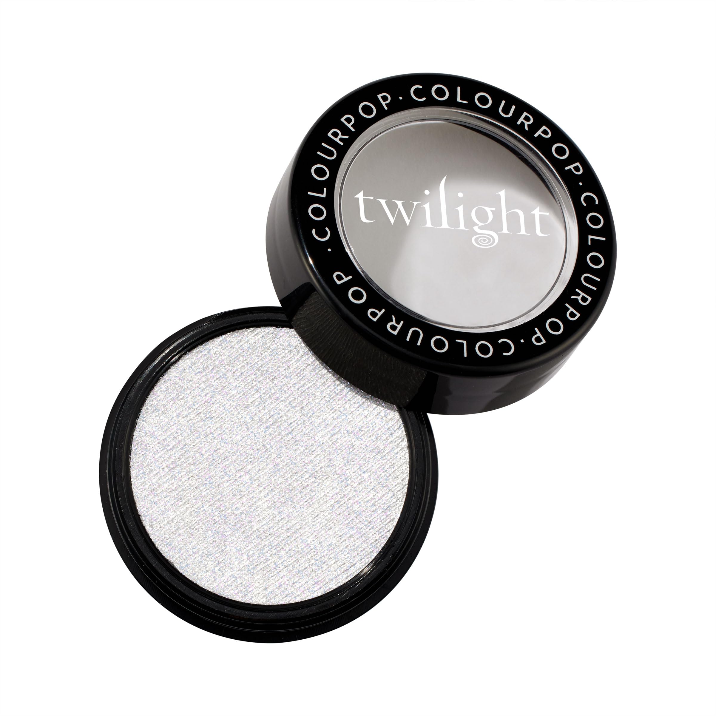 ColourPop Twilight Highlighter muestra textura elástica para un brillo suave y natural.