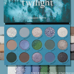 ColourPop Twilight Palette Immortal con azul plateado aporta profundidad futurista