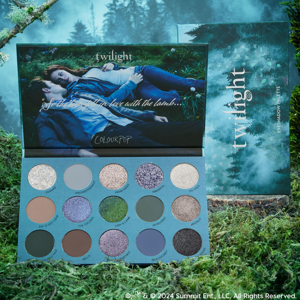 ColourPop Twilight Palette Lion y Lamb verde esmeralda para toques luminosos