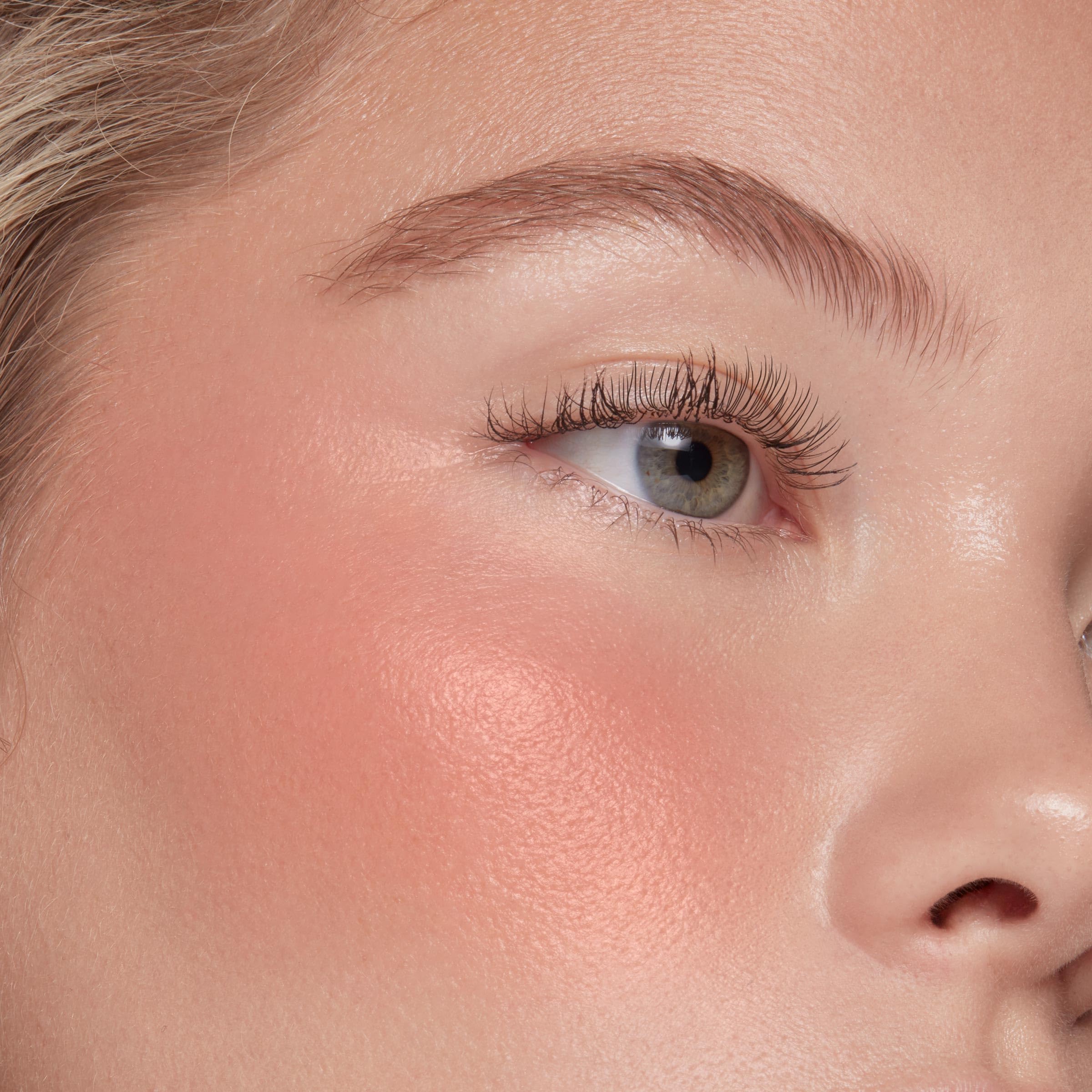 ColourPop Weightless Liquid Blush swatch on skin revealing natural glow