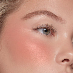 ColourPop Weightless Liquid Blush swatch on skin revealing natural glow