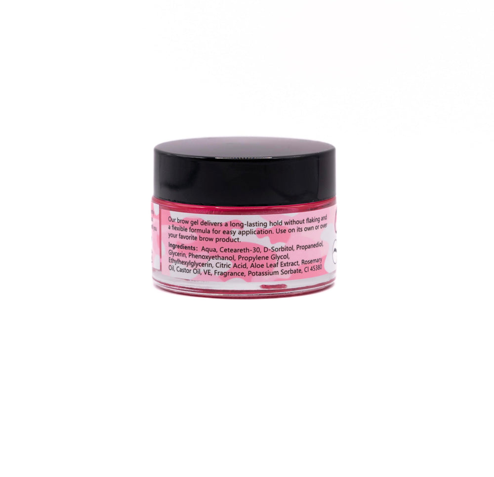Gel Combat para cejas Rosa: envase práctico para retoques rápidos.