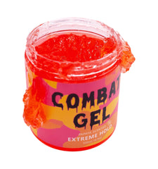 Combat Gel defines curls and controls edges for a clean finish.