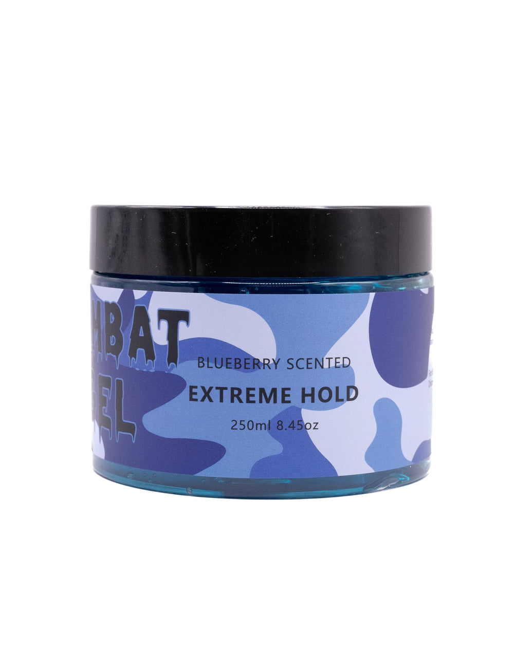 Combat Gel aplicación para bordes lisos y rizos definidos.
