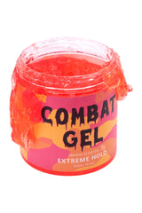 Combat Gel extreme hold bottle 500ml with papaya for a strong, long-lasting style.