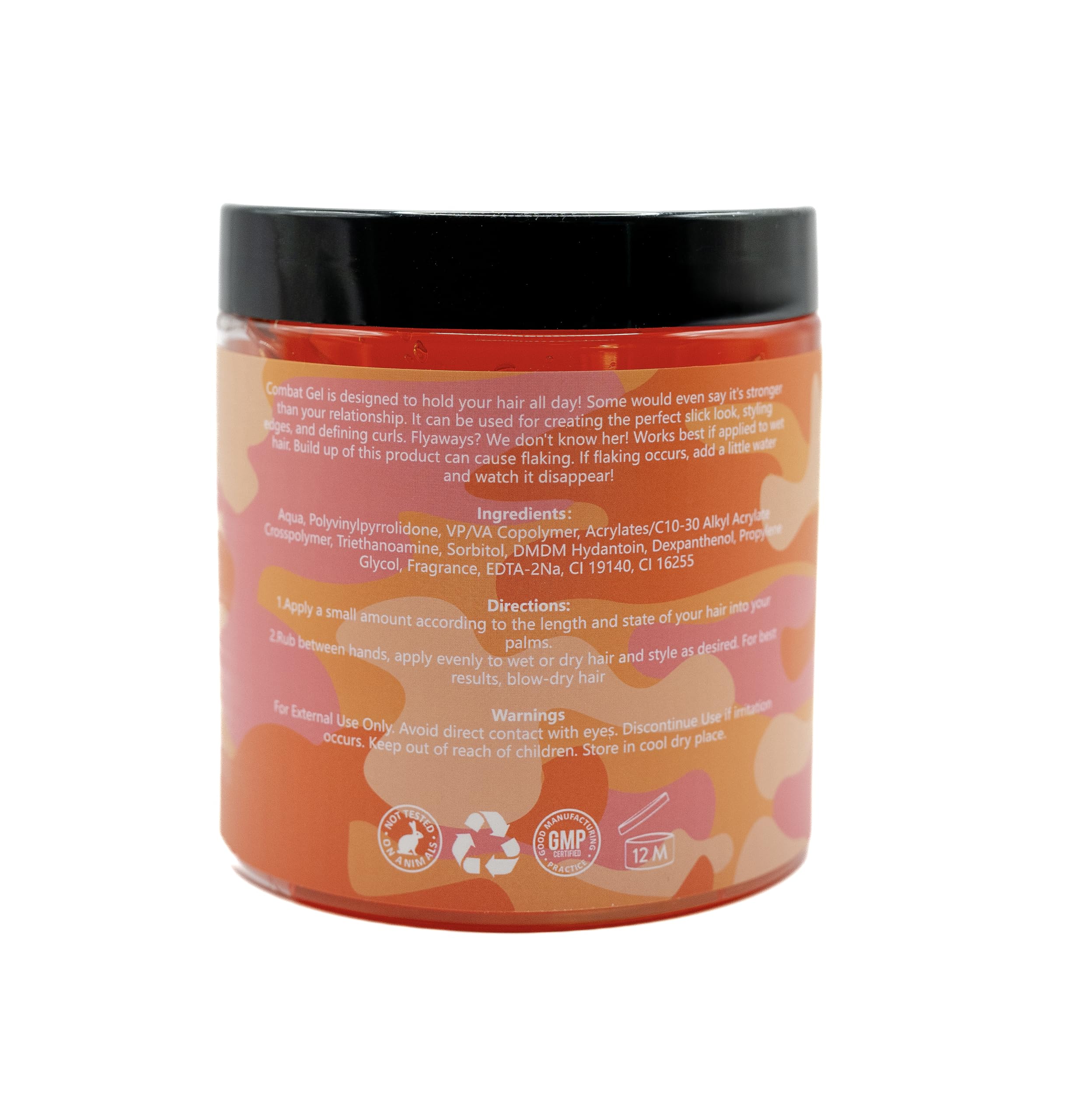 Combat Gel: fragancia de durazno para una experiencia agradable durante el peinado