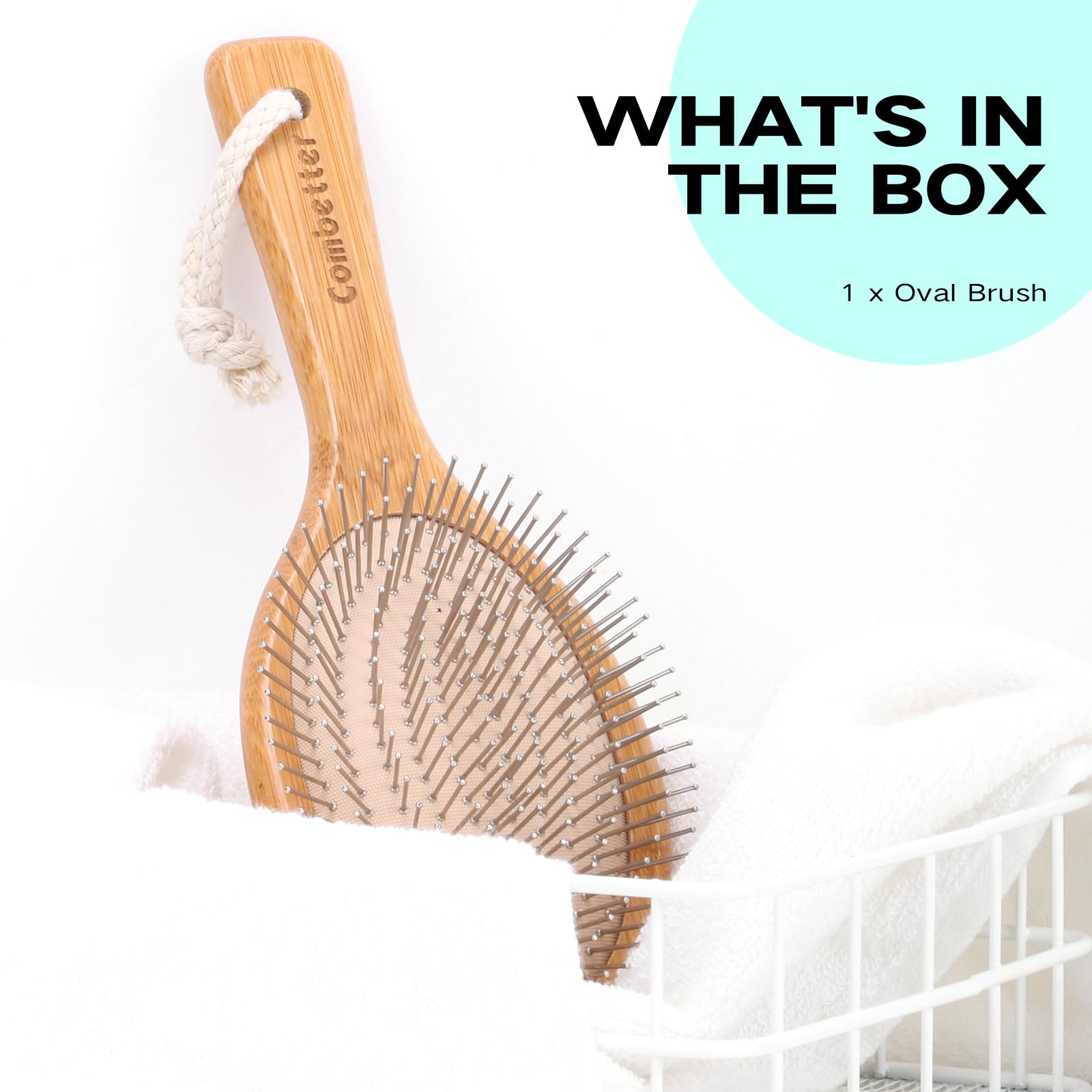 Combetter bamboo brush emphasizes eco-friendly natural bamboo material