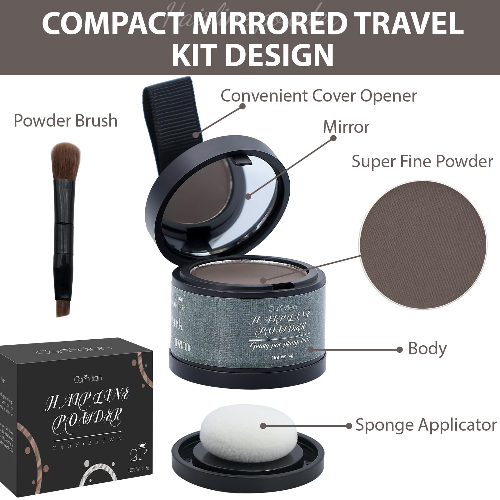 Comdian gray-root concealment offers quick refresh without residue