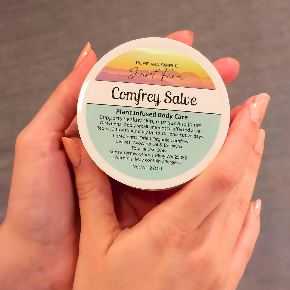 Comfrey Salve para manos y codos secos, aplicación suave
