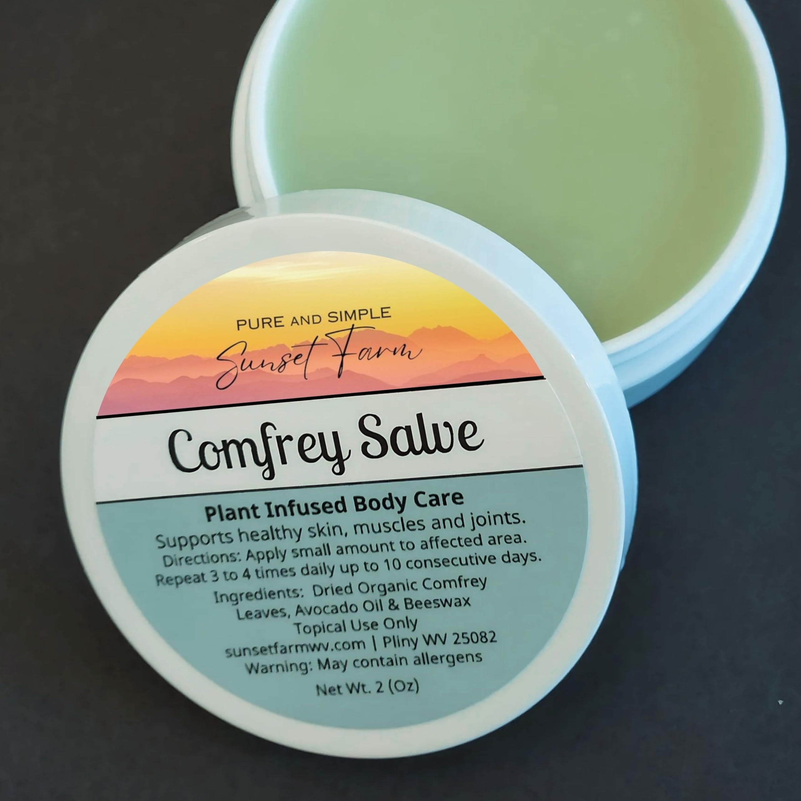 Comfrey Salve para actividades al aire libre en la mochila