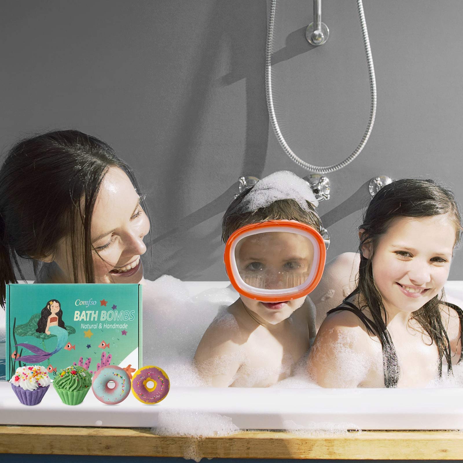 comfso bomba toronja-limon: energía cítrica para el baño