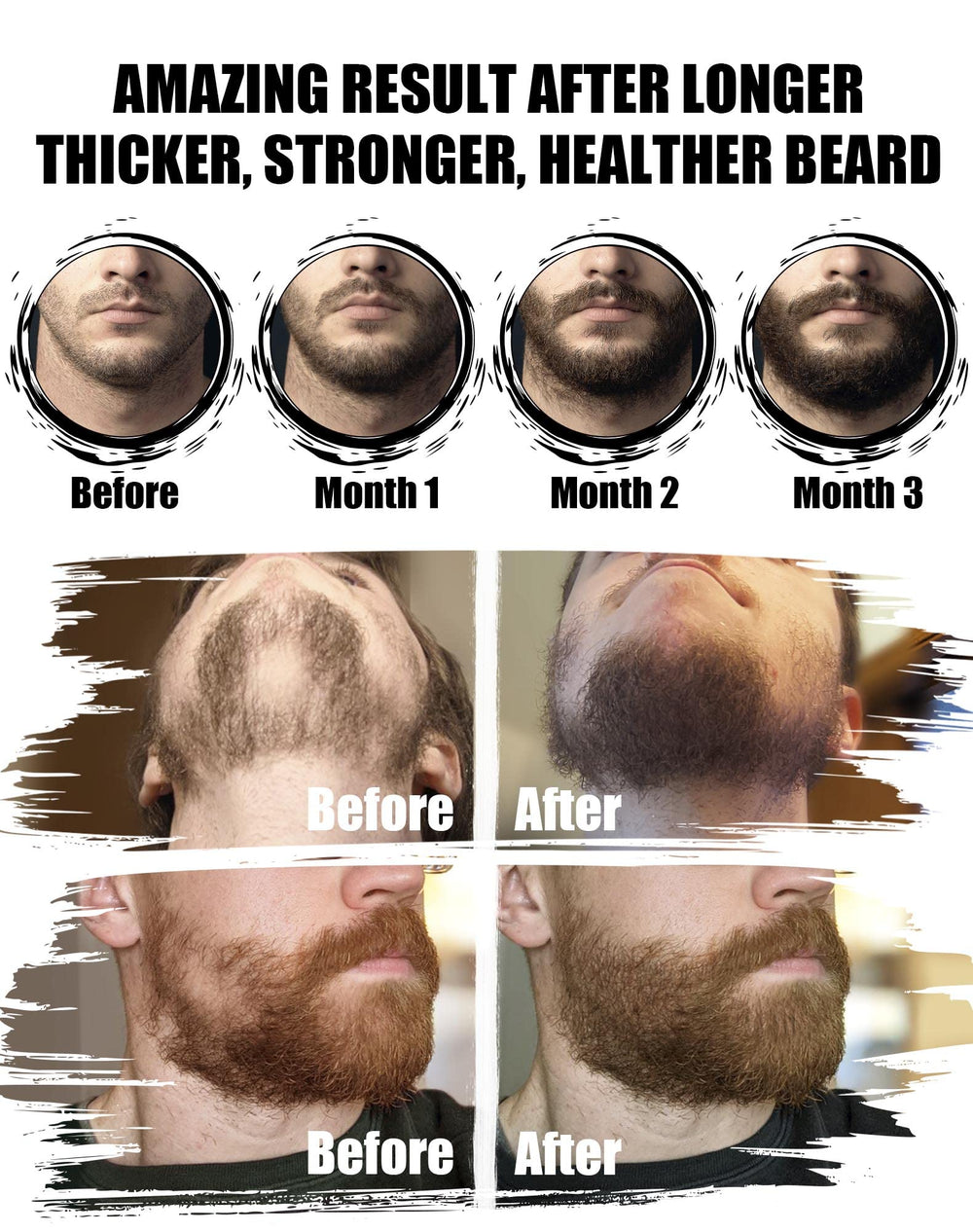 Comfy Mate beard balm jar softening and shaping the beard.