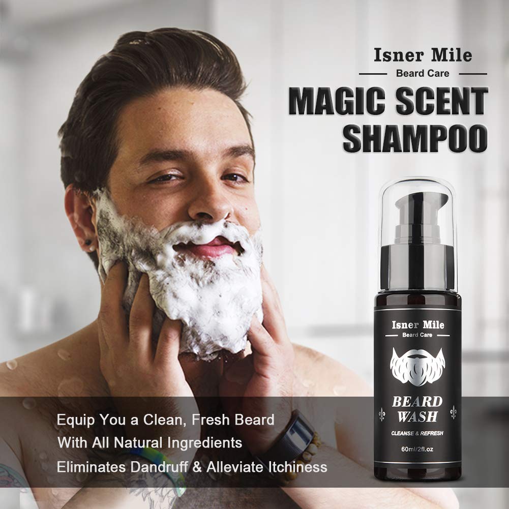 Comfy Mate Beard Kit Boar Bristle Brush smooths hairs