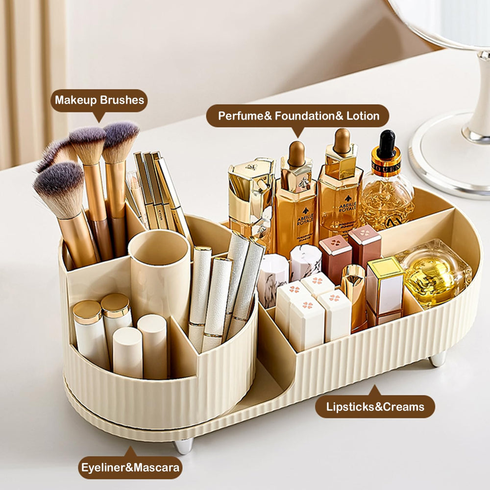 COMFYROOM 360° rotation brush holder keeps brushes within reach.