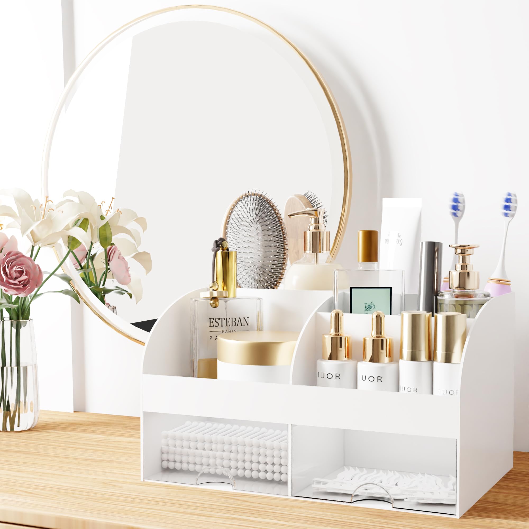 COMFYROOM ABS material ensures a durable, safe countertop companion.