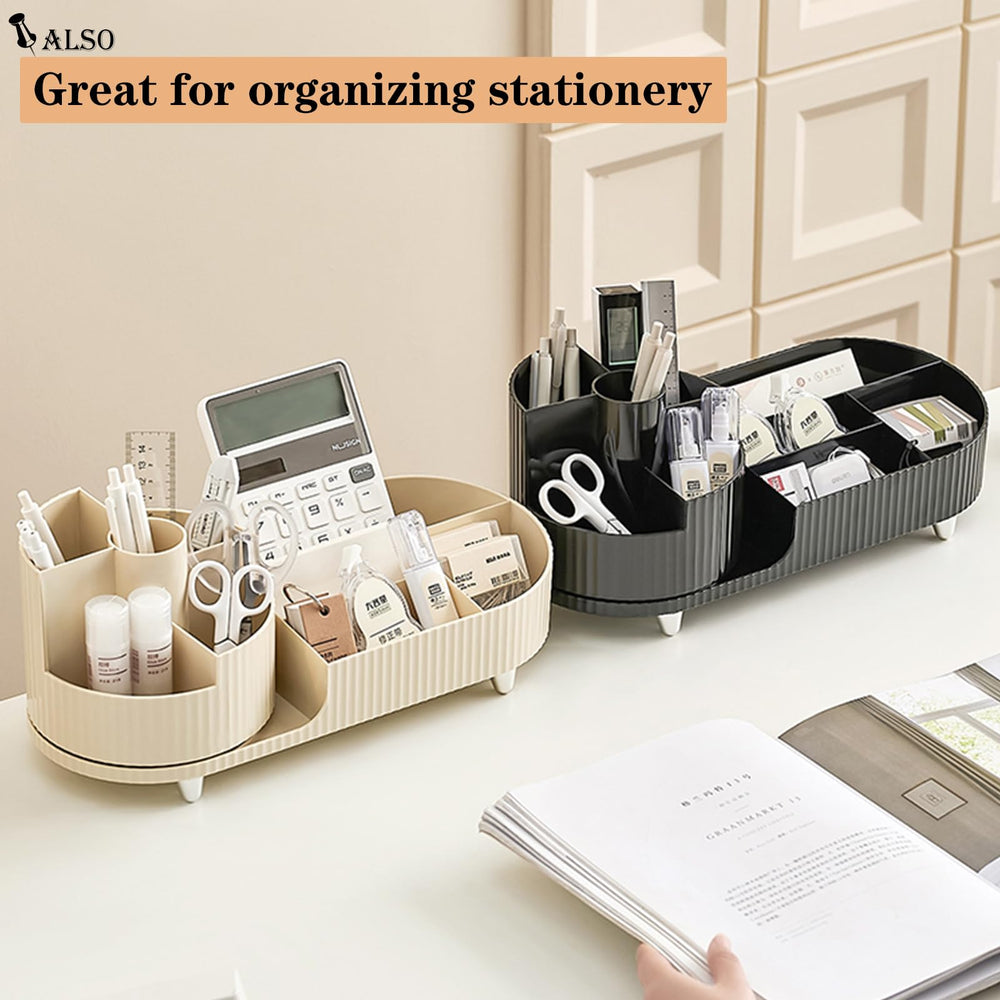 COMFYROOM black countertop organizer enhances style while reducing clutter.