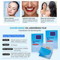 COMFYTOUCH on-the-go blotting pack beside makeup brushes.