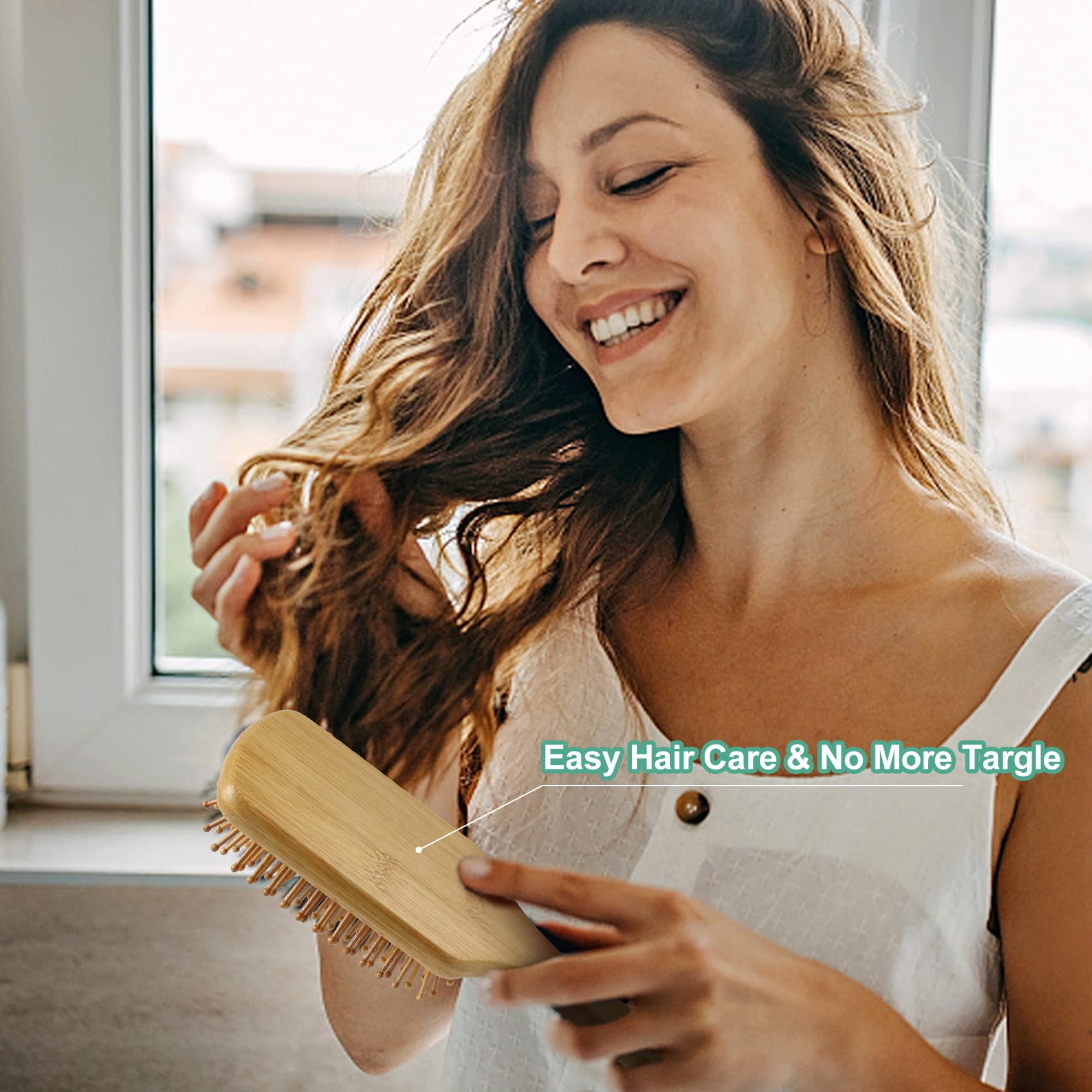 Combetter eco-friendly gift idea featuring handmade bamboo brushes and combs